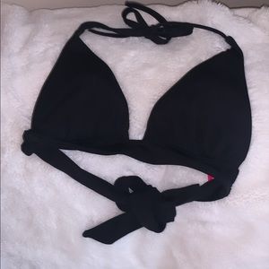 Victoria’s Secret Halter Bikini Top in Black